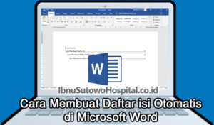 Cara Membuat Daftar Isi Otomatis Microsoft Word