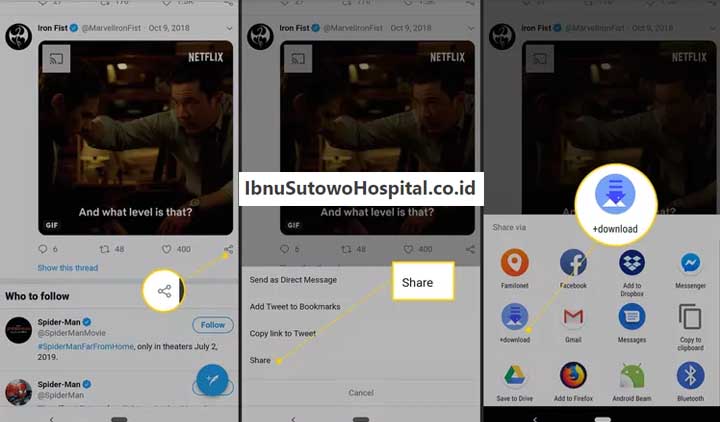 Download Video Twitter di Android