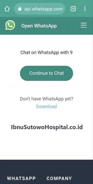 Fitur Click-to-Chat WhatsApp