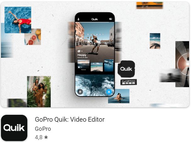 Quik : aplikasi edit foto jadi video