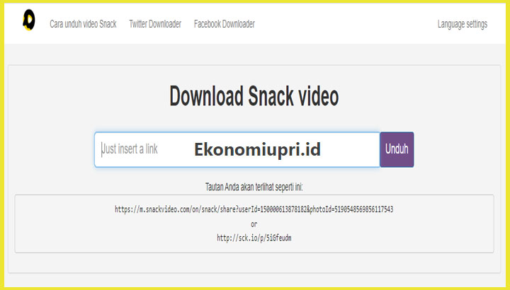 Cara Mendownload Video di Snack Video Tanpa Watermark