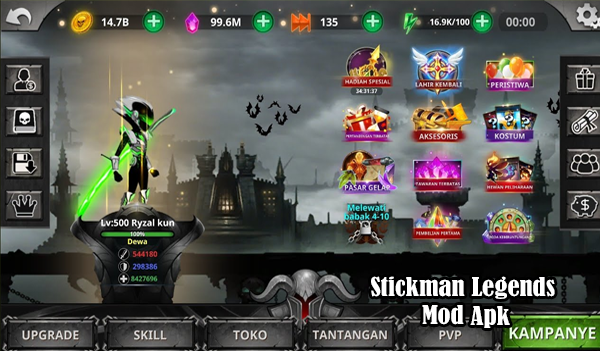 Download Stickman Legends Mod Apk