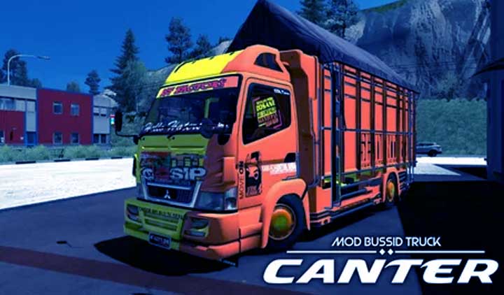 Mod BUSSID Truck Canter